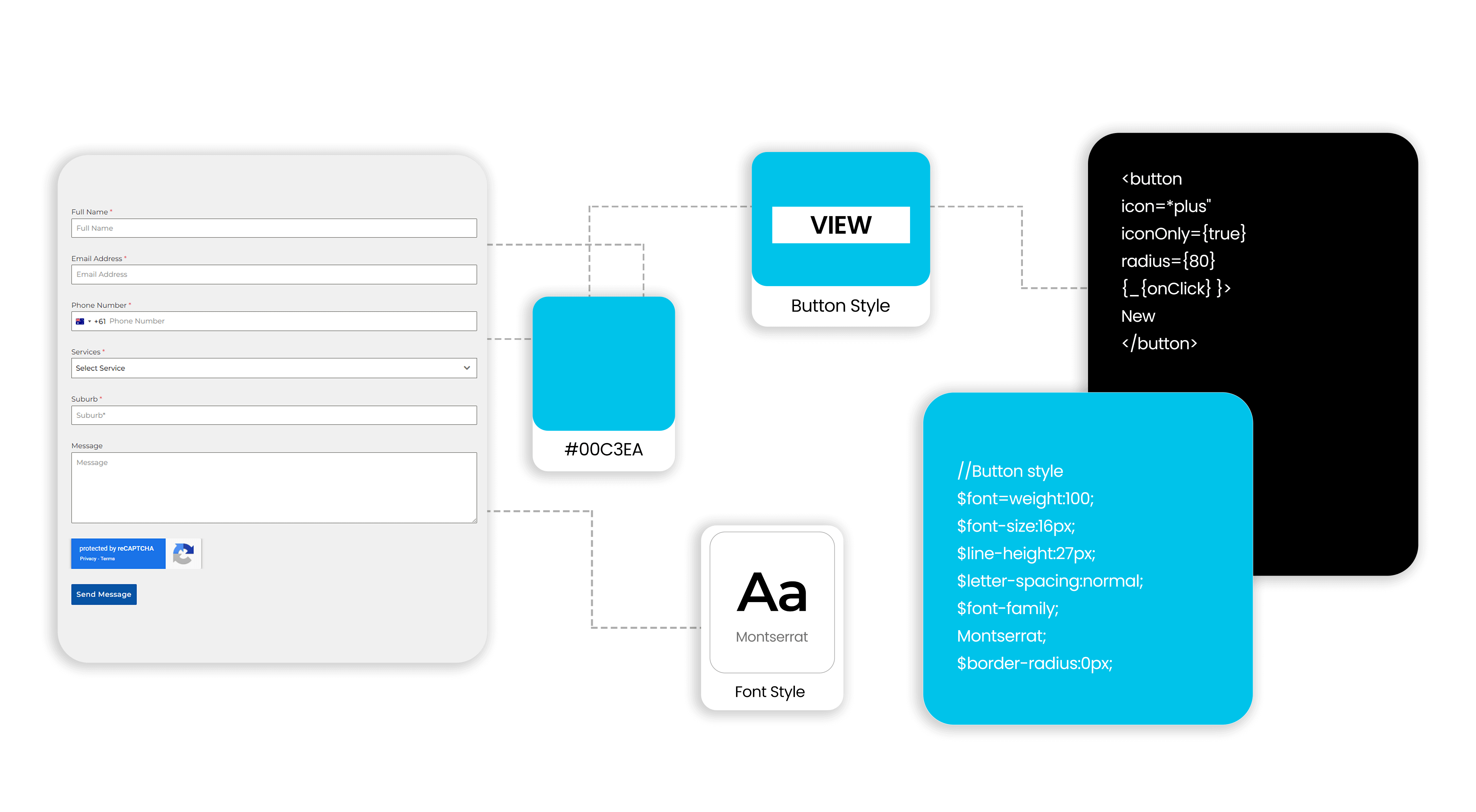The Leak Specialist design components